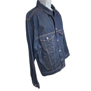 Vintage  Levi Strauss Men's Blue Demin Trucker Jean Jacket Size XXL / 2X